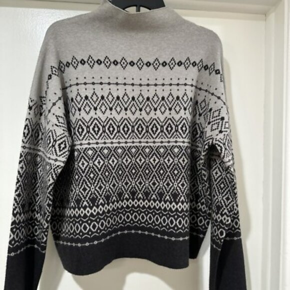 NWOT! JOIE NORDIC FAIR ISLE MOCK NECK SWEATER - Picture 7 of 7